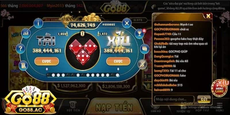 live tài xỉu Go88