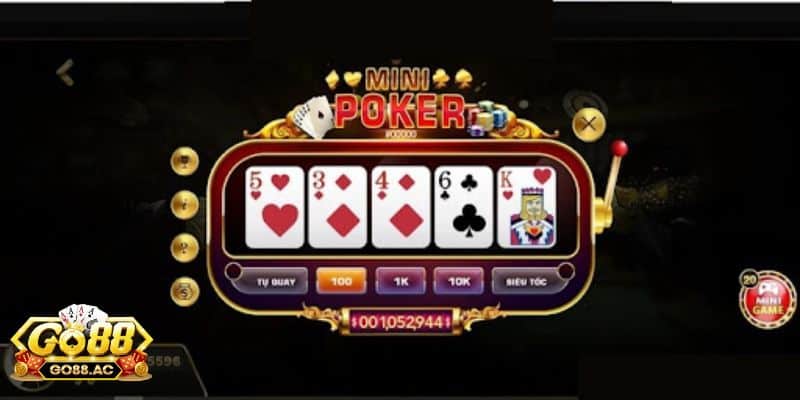 Giới thiệu chung về game Mini poker Go88 độc đáo