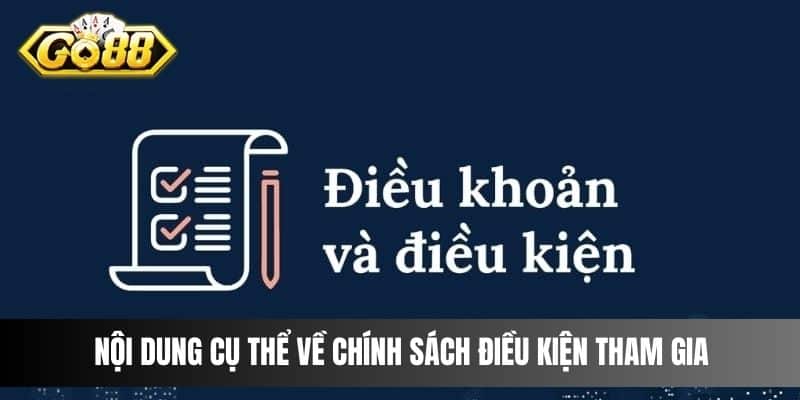 Nội dung cụ thể về chính sách điều kiện tham gia 