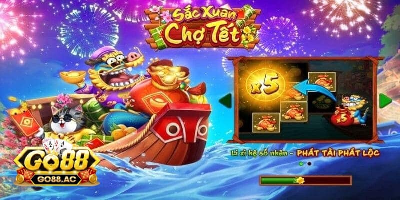 sắc xuân chợ tết Go88