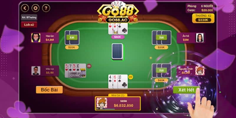 Luật chơi game xì dách Go88 chi tiết và dễ hiểu